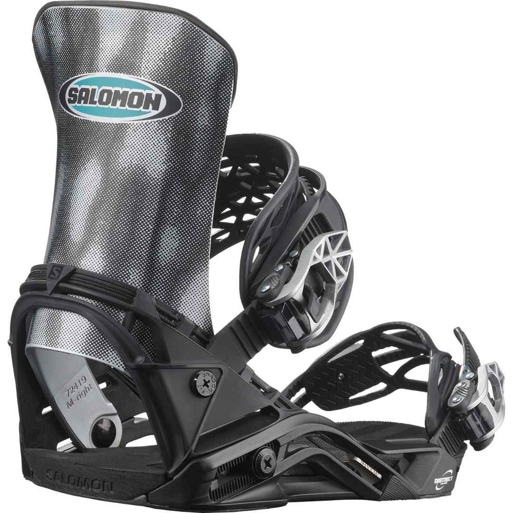 Salomon District Pro Snowboard Bindings 2025 TEAMCHROME