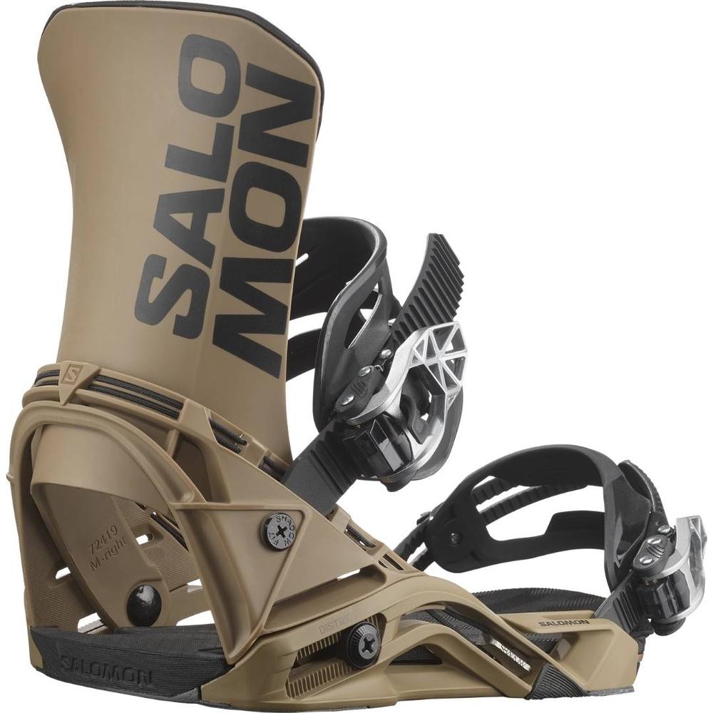 Salomon District Snowboard Bindings 2025 - Brown BROWN