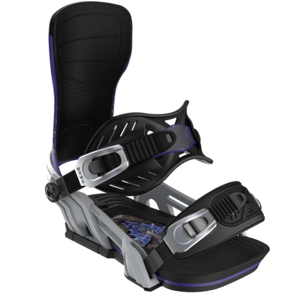 Bent Metal Men's Transfer Snowboard Bindings 2025 GREY/PURPLE