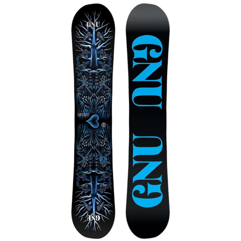  Gnu Women's Ladies Choice Snowboard 2025