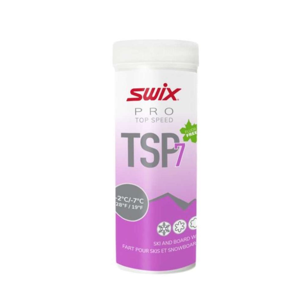  Swix Tsp7 Powder Violet Wax - 2c /- 8c, 40g