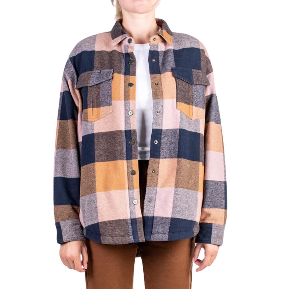 Jetty Women's Flannel Jacket NAVY