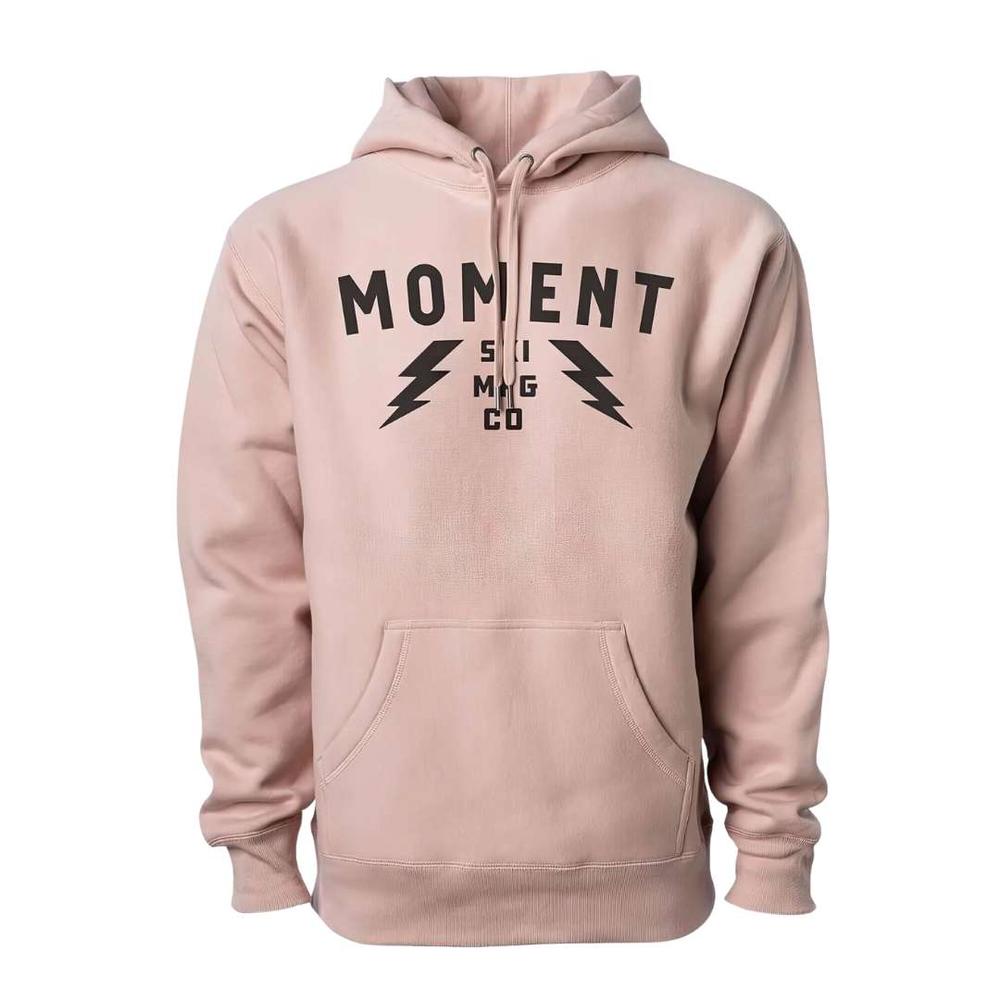 Moment Men's Logo Hoodie DUSTYPINK