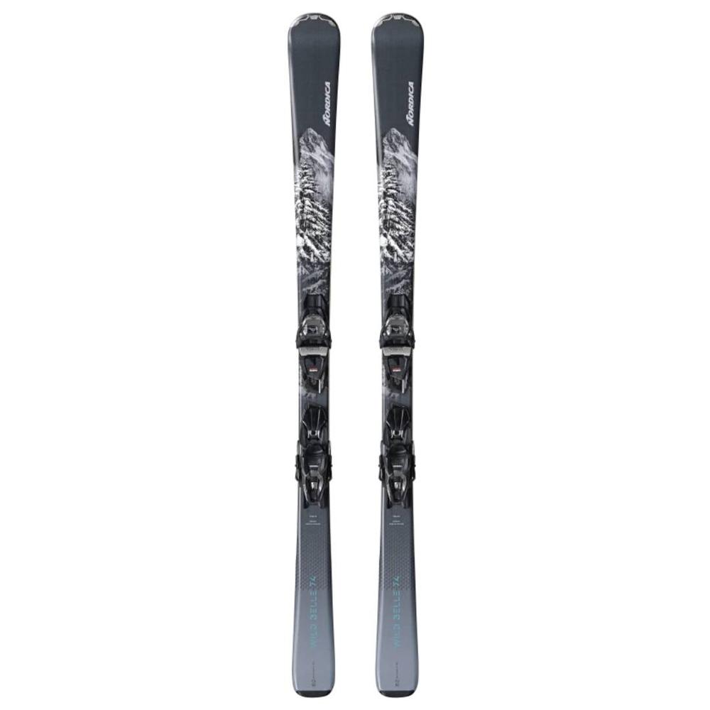  Nordica Women's Wild Belle 74 Skis W/Tp2 Compact 10 Bindings 2025