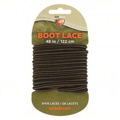 Sof Sole Black/Brown Boot Laces - 48