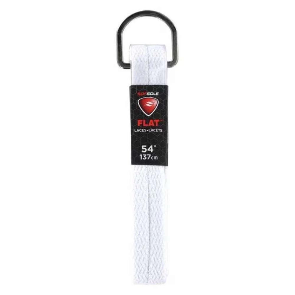  Sof Sole Dring White Flat Shoe Laces - 54 