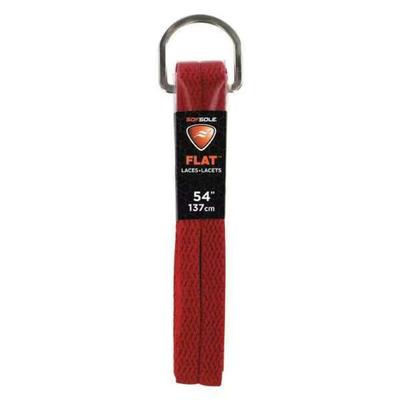 Sof Sole Dring Red Flat Shoe Laces - 54