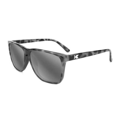 Knockaround Granite Tortoise Shell/Silver Smoke Fast Lanes Sunglasses