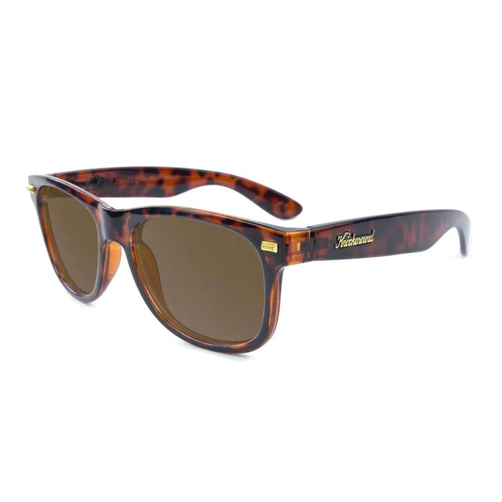  Knockaround Glossy Tortoise Shell/Amber Fort Knocks Sunglasses