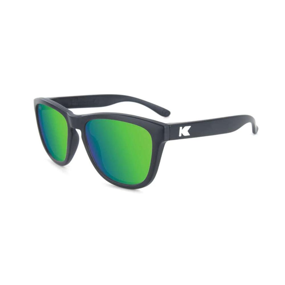  Knockaround Kid's Black/Green Moonshine Premiums Sunglasses