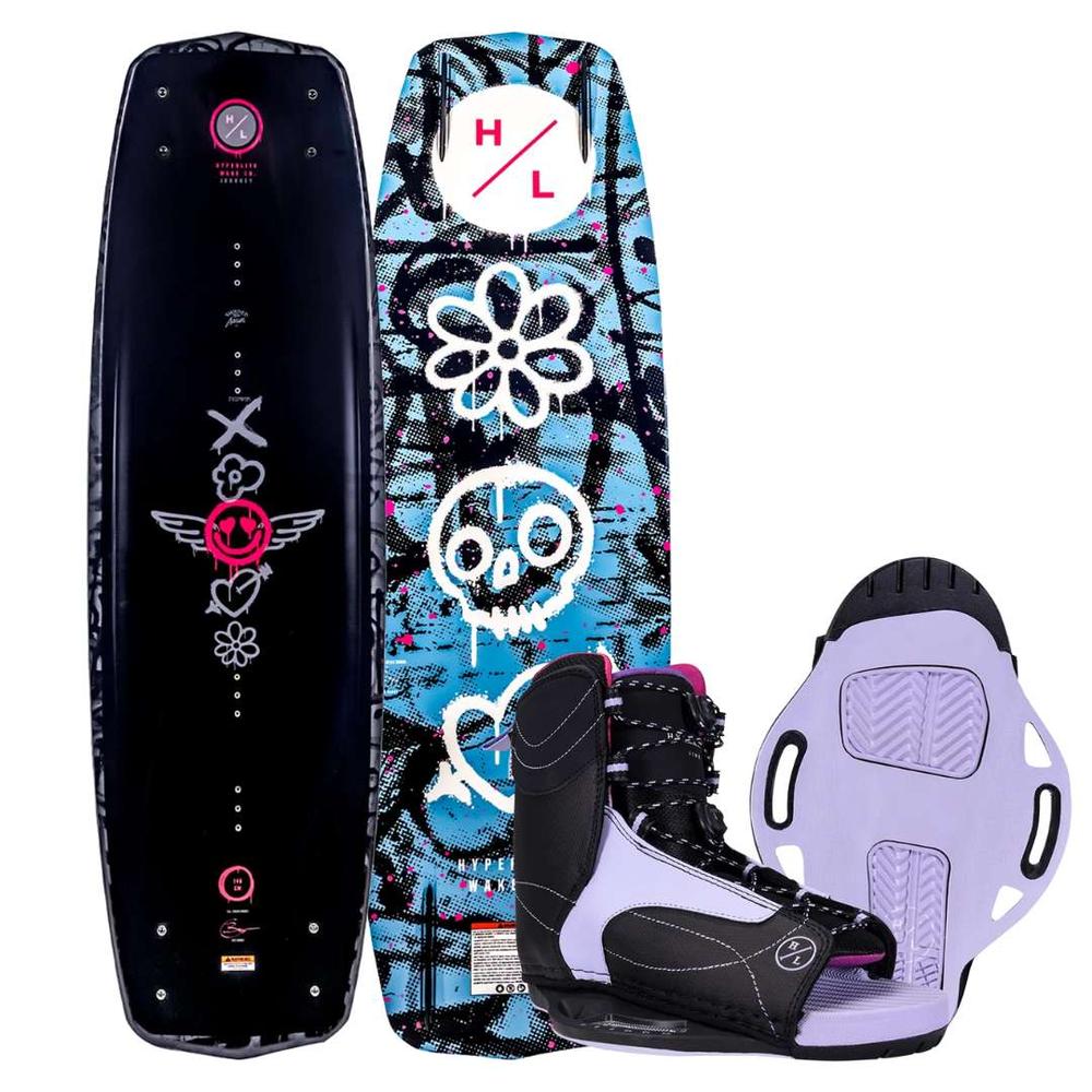  Hyperlite 140 Journey Wakeboard W/Jinx 8- 11 Bindings 2025