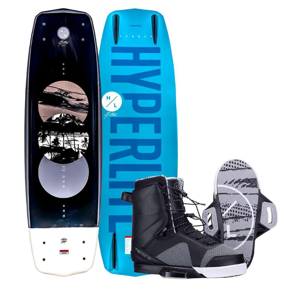  Hyperlite 144 Sender Wakeboard W/Team X 11/12 Bindings 2025