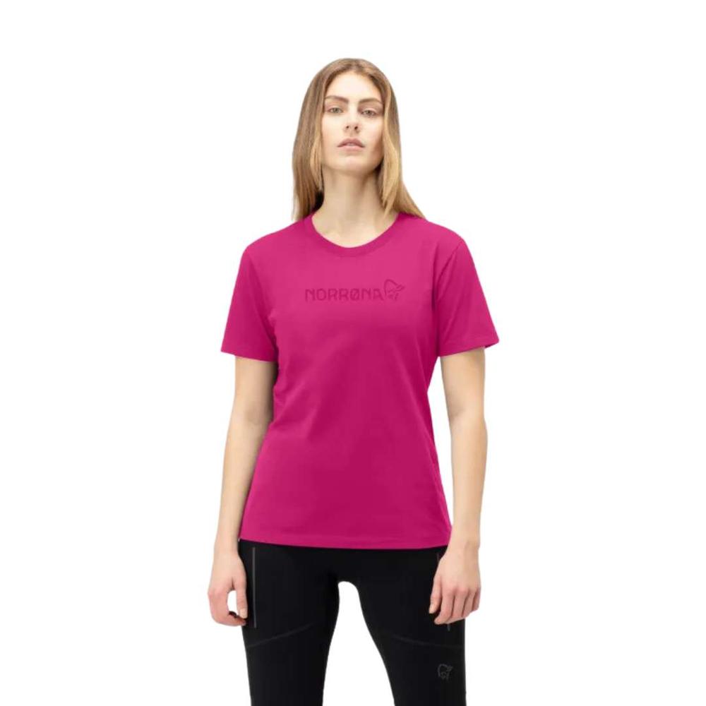 Norrona Women's /29 Cotton Viking T-Shirt FESTIVALFUCHSIA