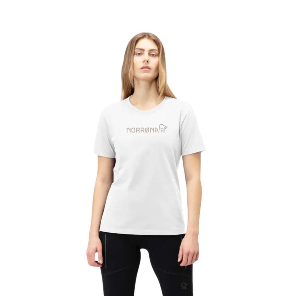 Norrona Women's /29 Cotton Viking T-Shirt PUREWHITE