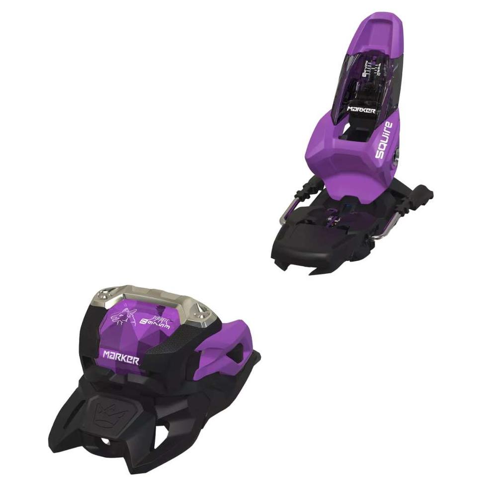  Marker Squire 11 Black/Purple 90mm Ski Bindings 2025