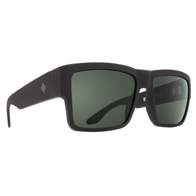 SPY Cyrus Polarized Sunglasses Soft Matte Black / HD + Gray Green Polar