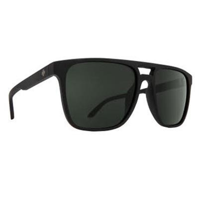 SPY Czar Sunglasses Soft Matte Black / Happy Gray Green