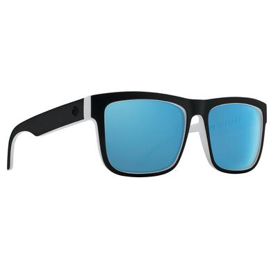 SPY Discord Polarized Sunglasses Whitewall / Happy Gray Green Polar w Blue Spectra