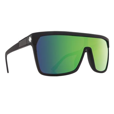 SPY Flynn Sunglasses Matte Black / Happy Bronze w Green Spectra