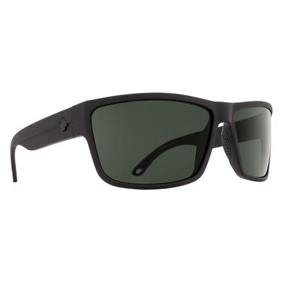 SPY Rocky Sunglasses Matte Black / Happy Grey Green