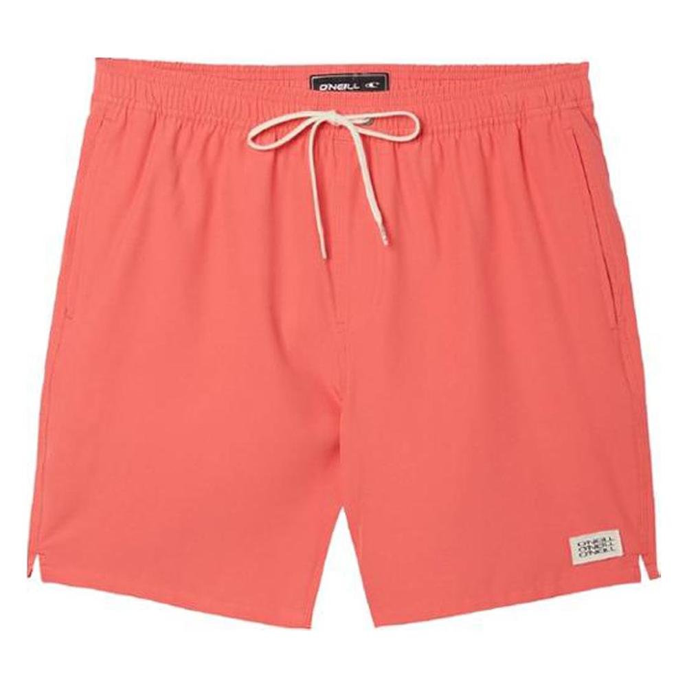 O'Neill Men's Solid 17' Volley Boardshorts NEONPINK