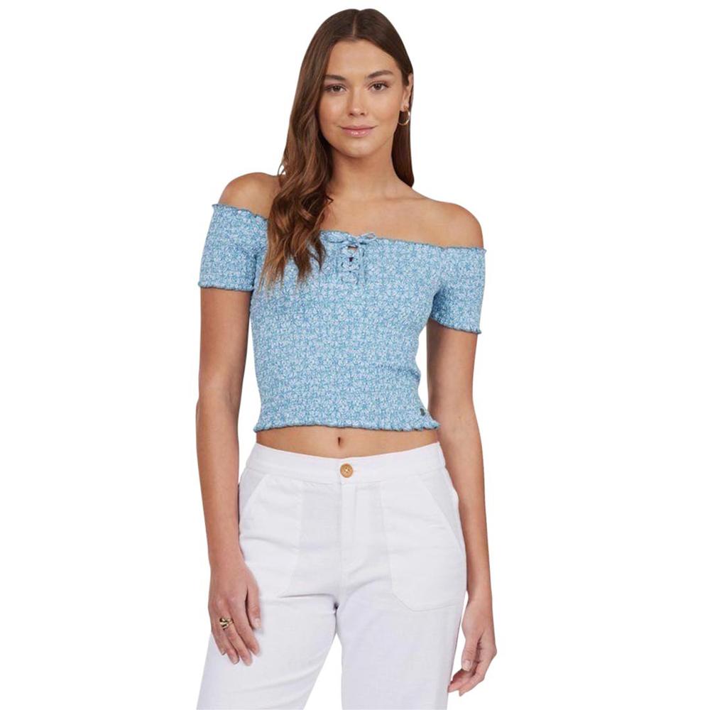  Roxy Women's Us Together Off- The- Shoulder Top