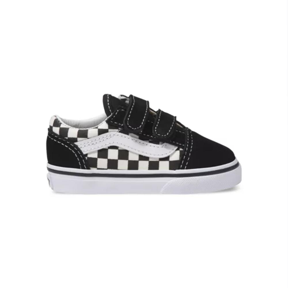 Vans Primary Check Old Skool Black & White Shoes