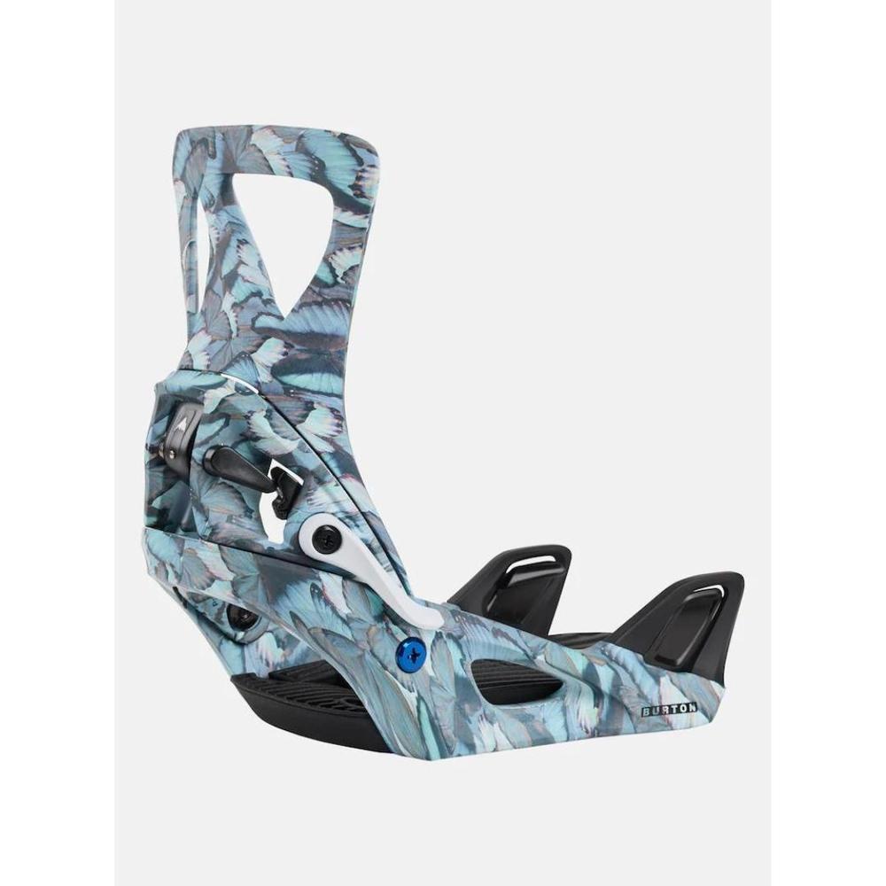 Burton Women's Step On Re:Flex Snowboard Bindings 2025 BLUEBUTTERFLIES