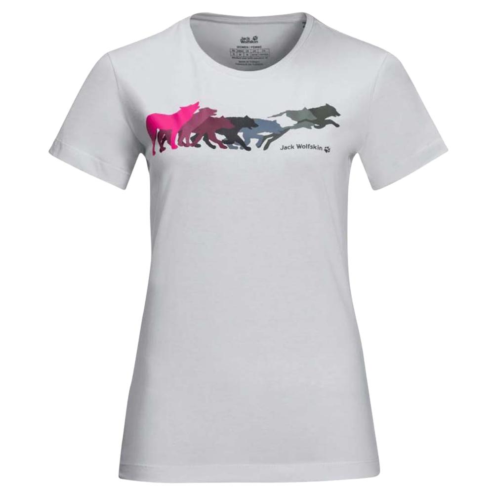 Women\'s Jack Shirts Wolfskin Rainbow Wolf |