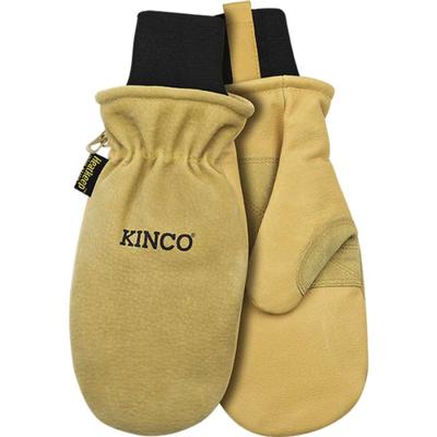 Kinco Men's Heavy Duty Grain and Suede PigSkin Mittens