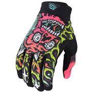 Troy Lee Designs Air Glove Skull Demon Orange