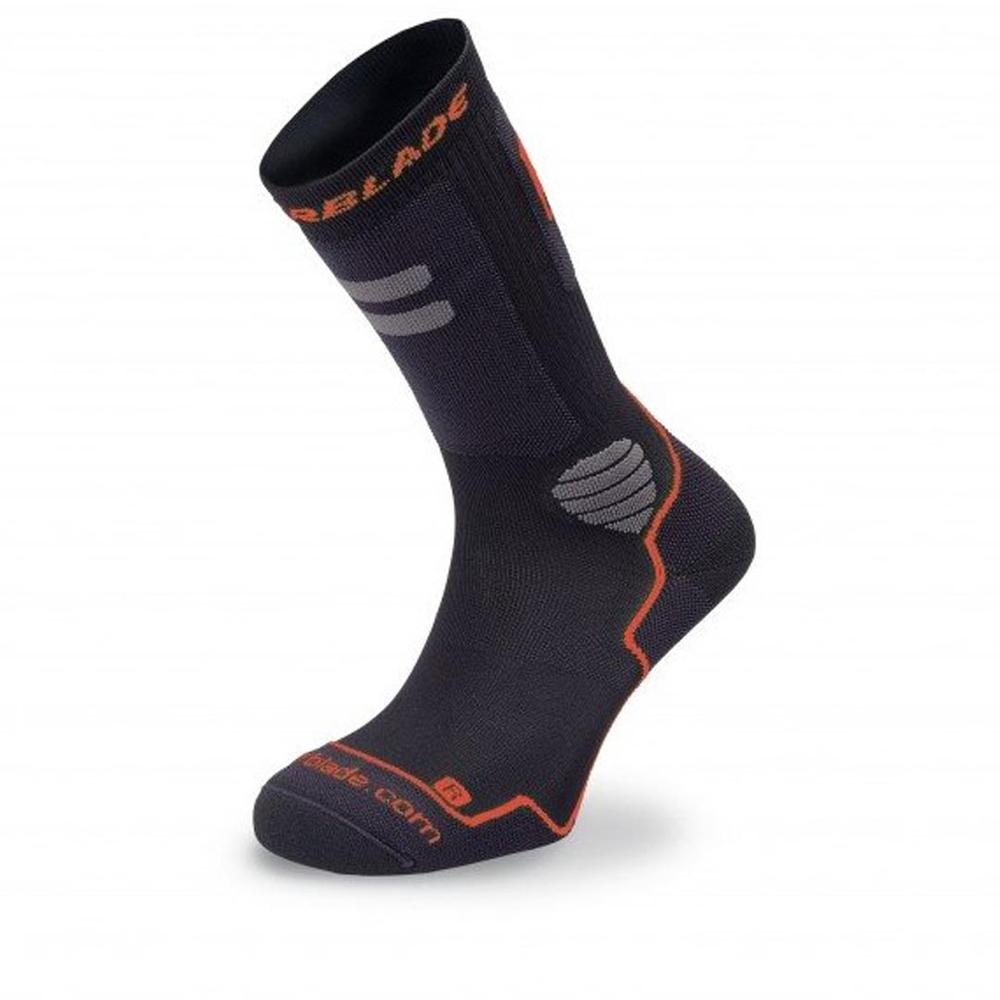 Rollerblade Men's High Performance Socks BLACK/RED