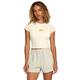 RVCA Women's Linen Sawyer Elastic Waist Shorts CHALK