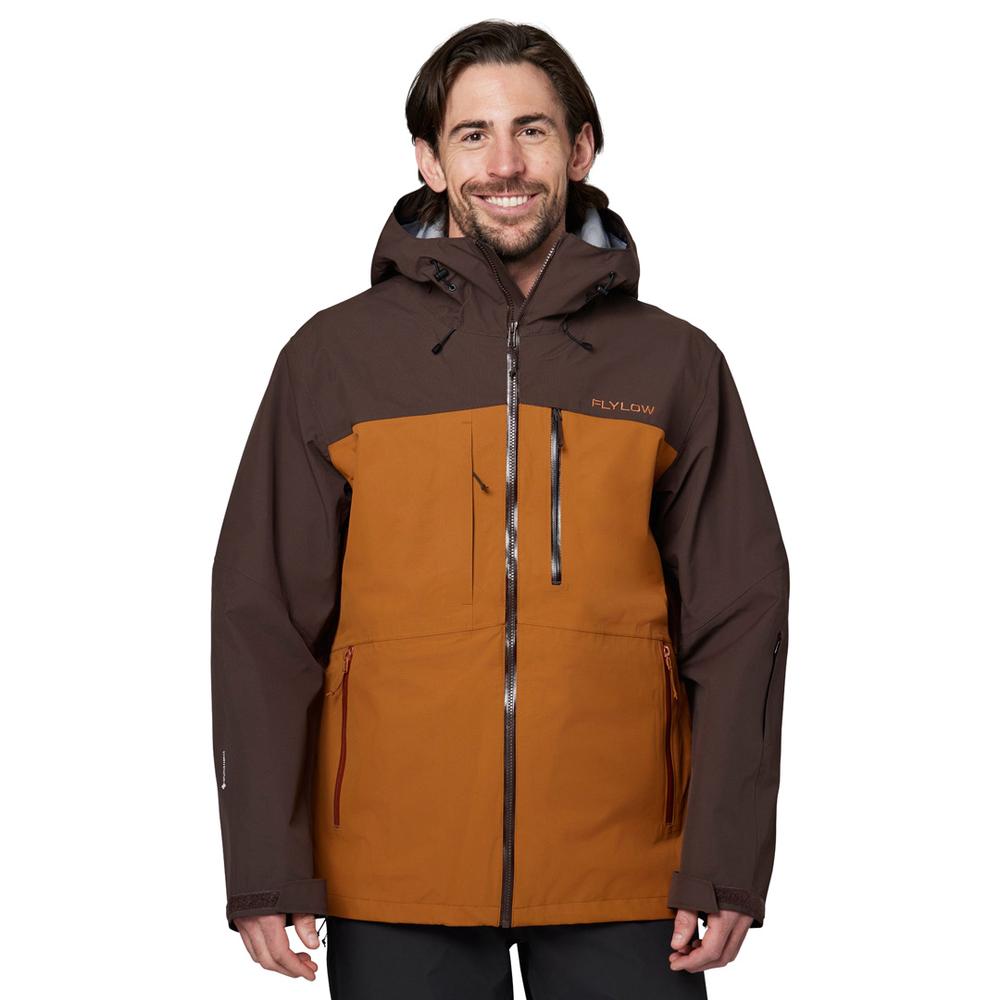 Flylow Men's Quantum Pro Jacket TIMBER/COPPER