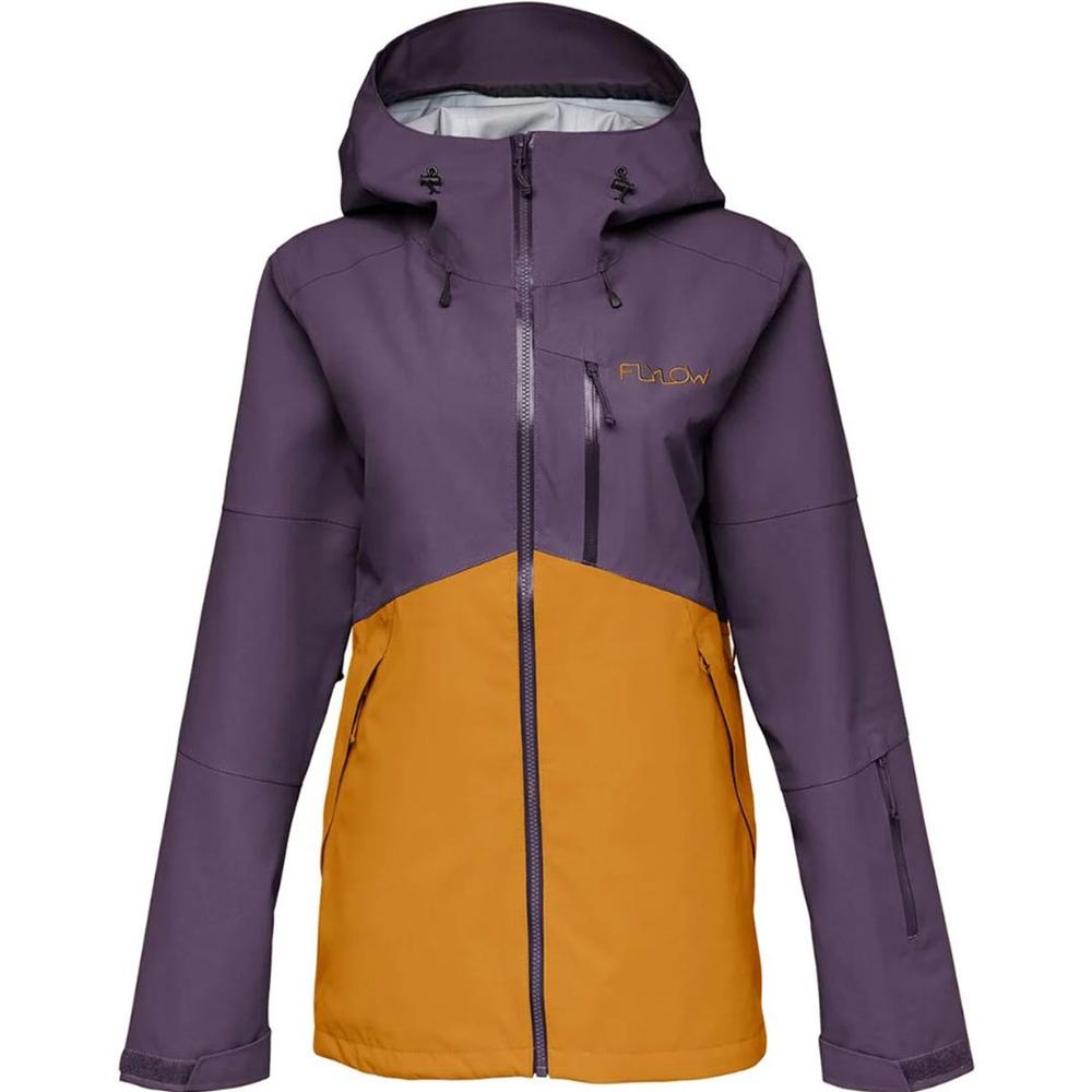 Flylow Women's Billie Coat Backcountry Ski Jacket BERRY/JUPITER