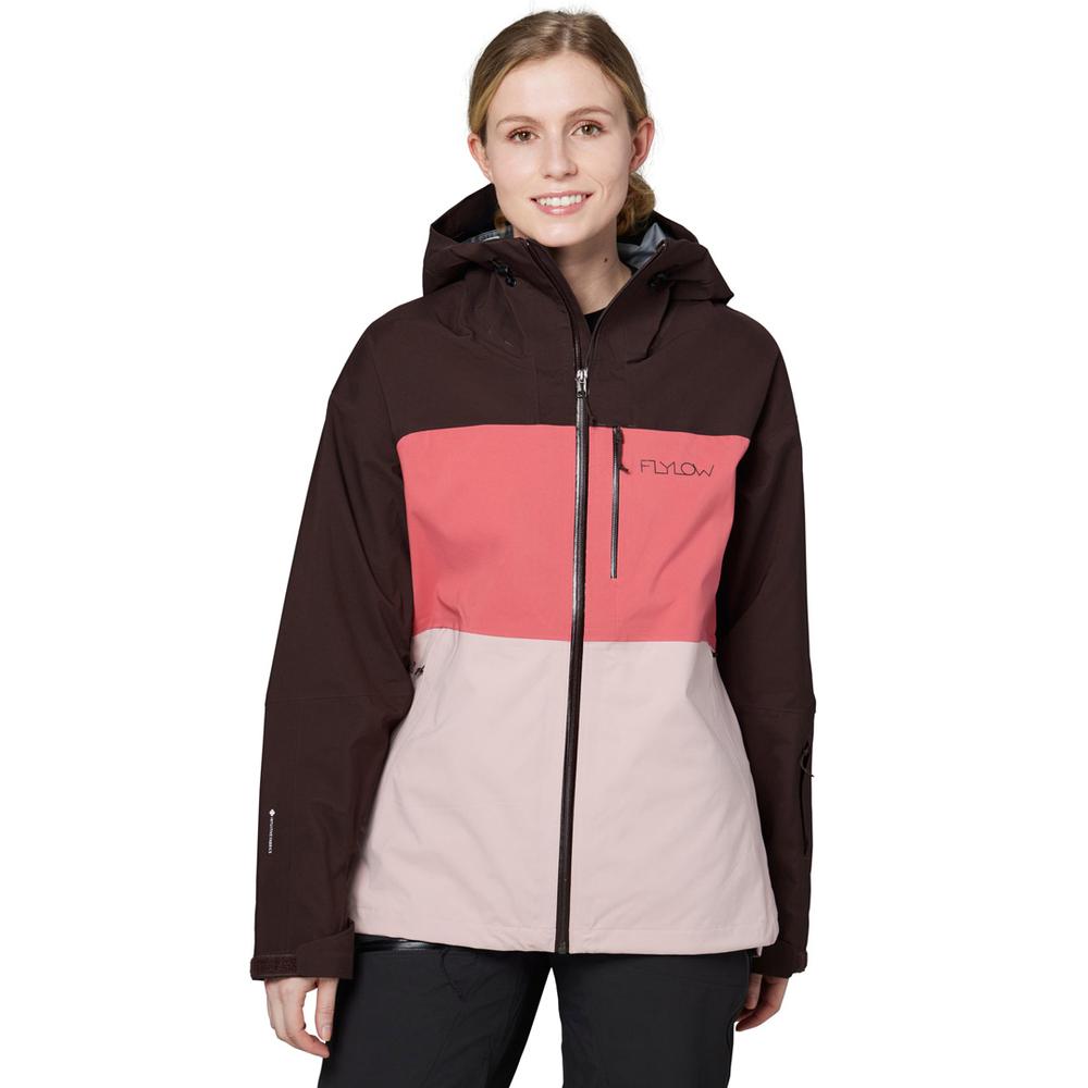 Flylow Women's Lucy Backcountry Ski Jacket TIMBER/CHILI/QUARTZ