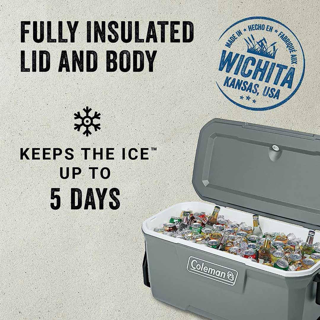 65 Quart Wheeled Cooler