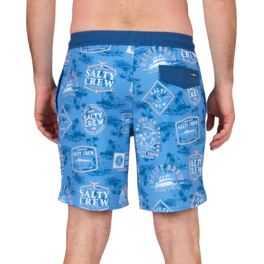 Salty Crew Men's Greatest Hits Elastic Boardshort