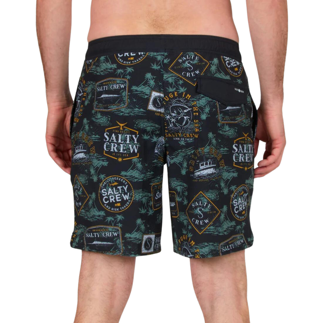 Salty Crew Men's Greatest Hits Elastic Boardshort