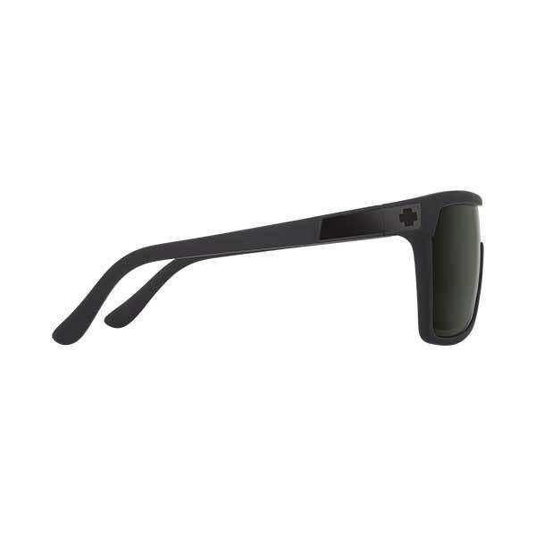 SPY Flynn Sunglasses Soft Matte Black / Happy Gray Green