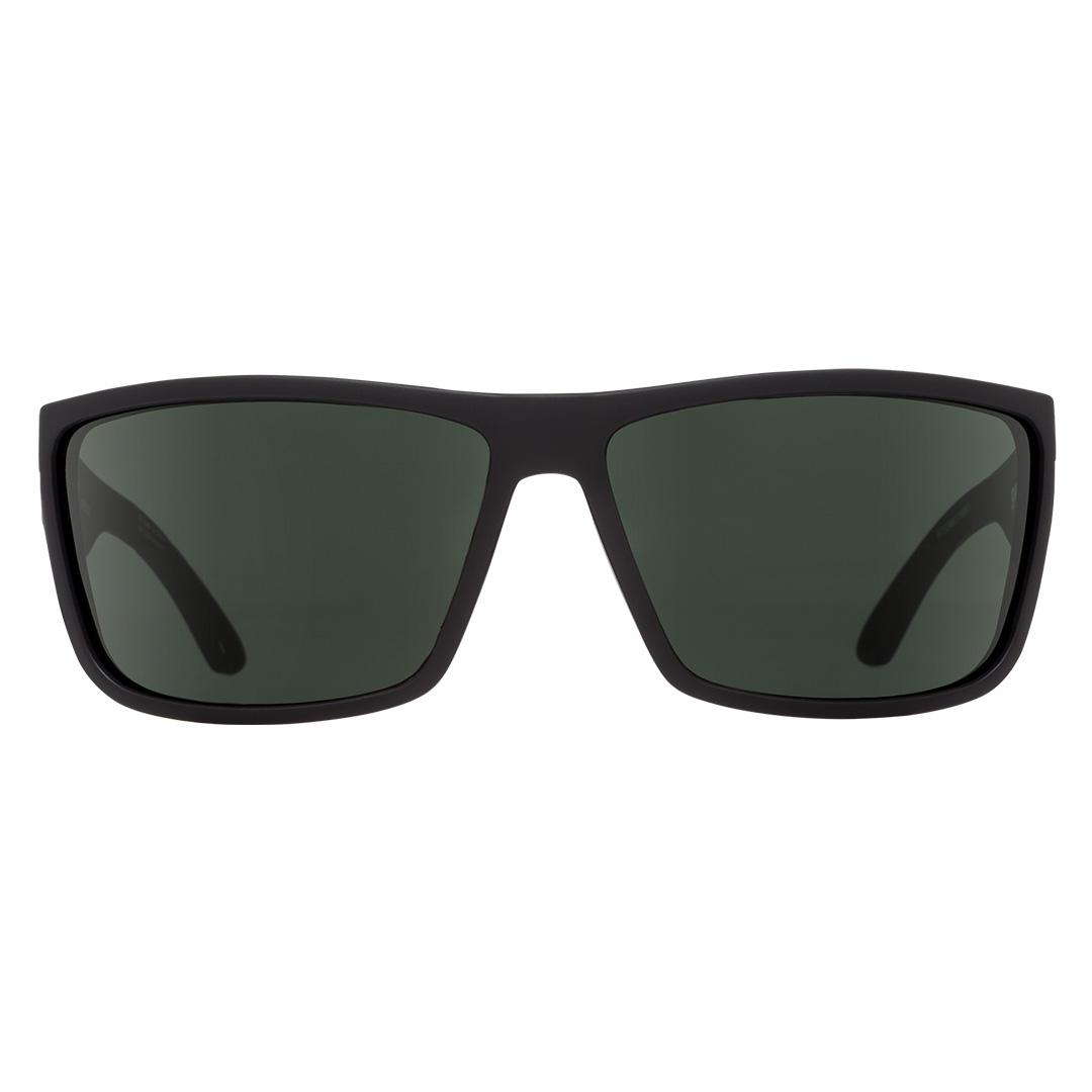 SPY Rocky Sunglasses Matte Black / Happy Grey Green