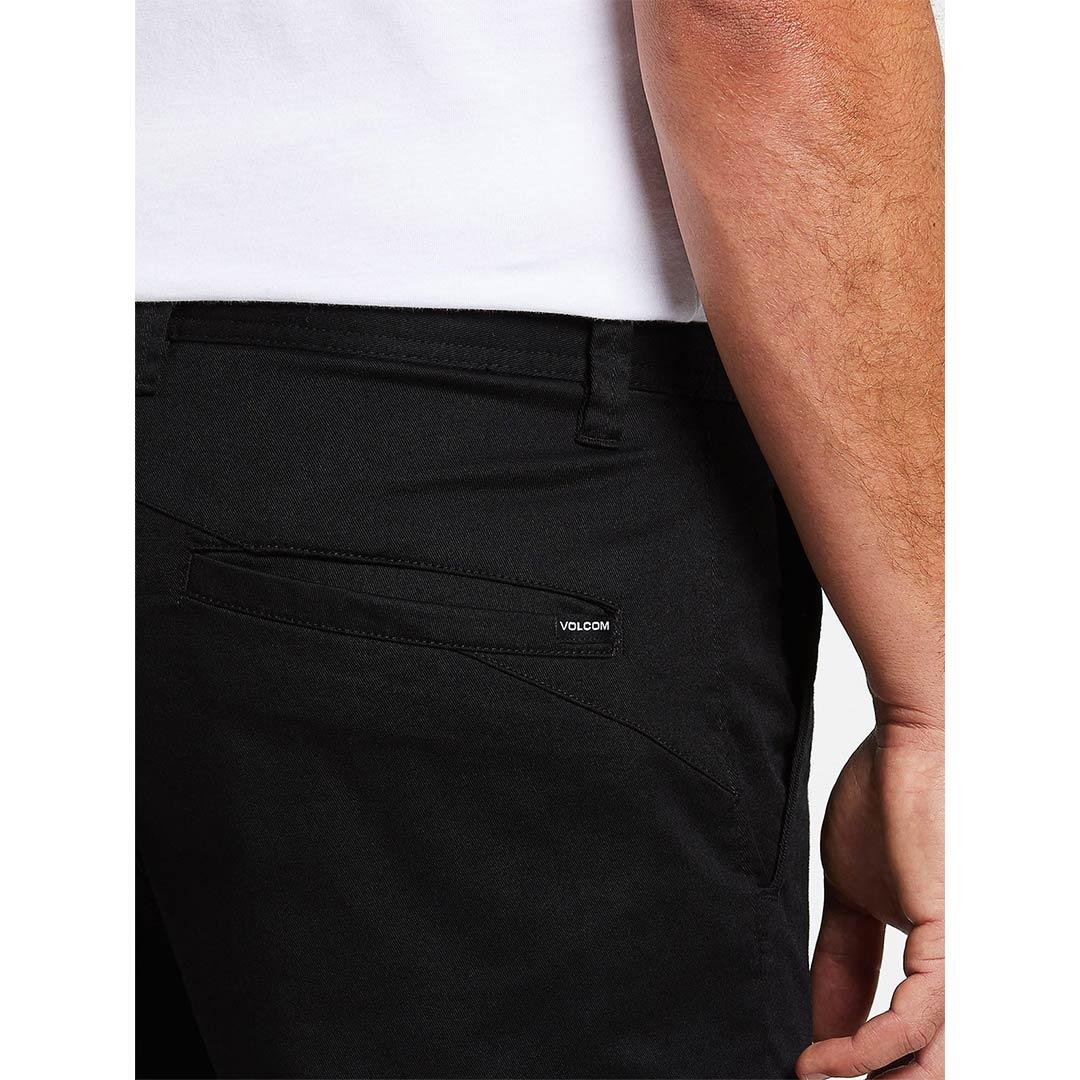 Volcom Frickin Modern Stretch Chino Pants Detail 2-BLK