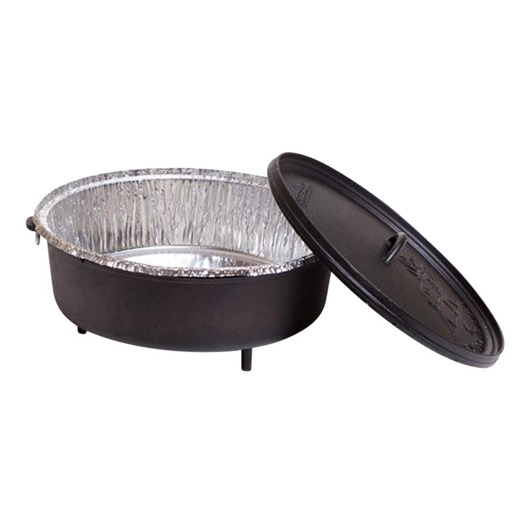 Lodge 12 Aluminum Foil Camp Dutch Oven Liners, Pack of 12