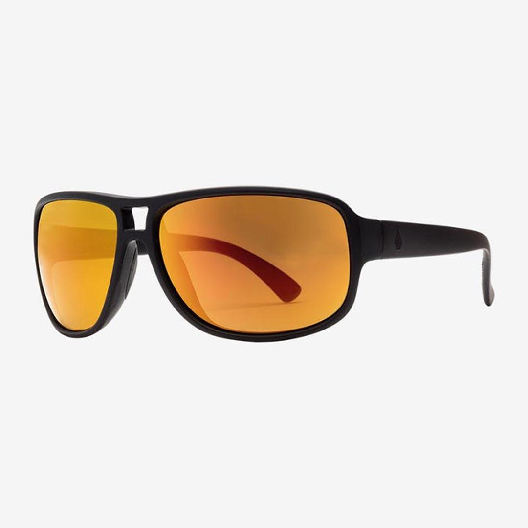 Volcom Stoke Matte Black/Heat Mirror Sunglasses