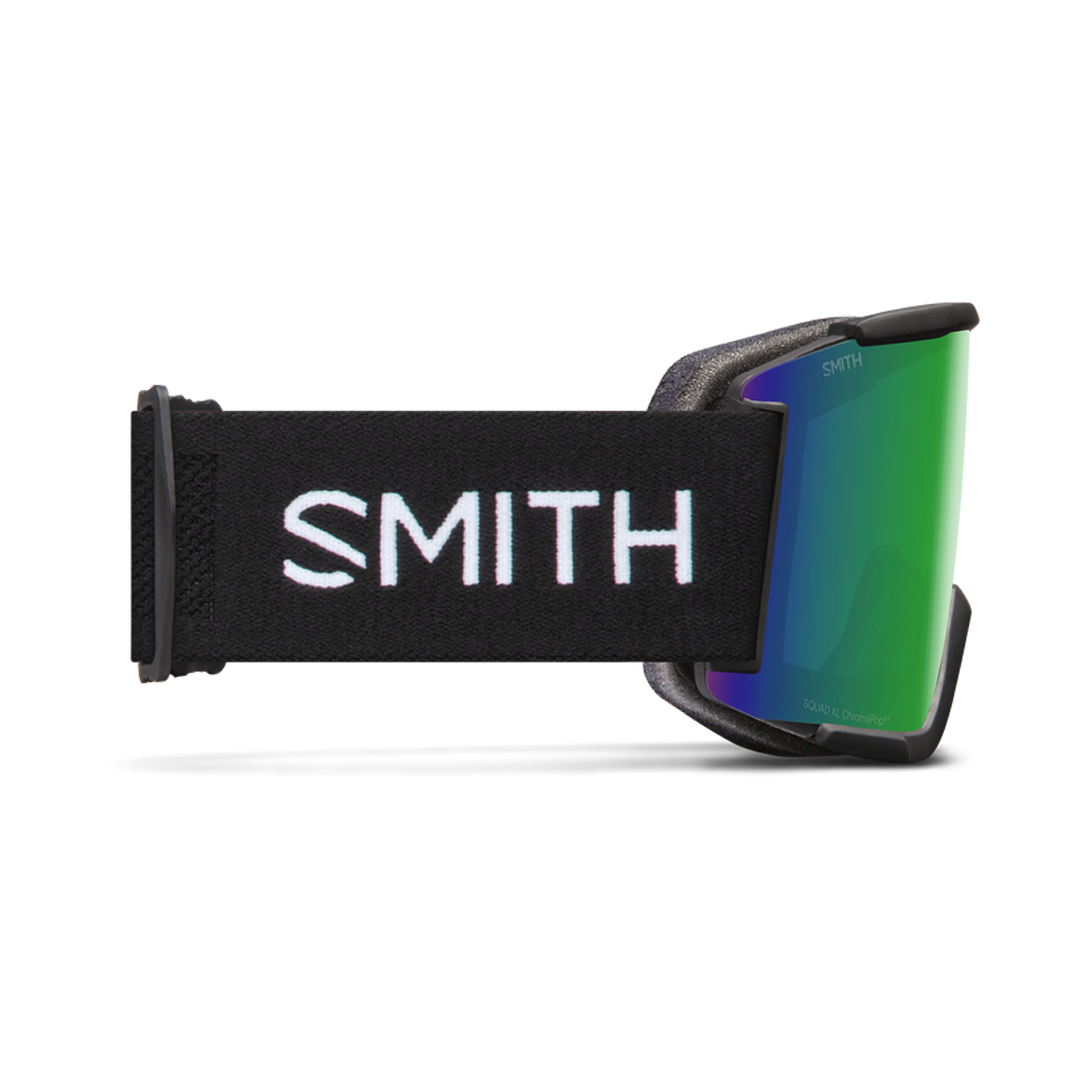 Smith Squad XL Snow Goggles - Black / ChromoPop Sun Green Mirror