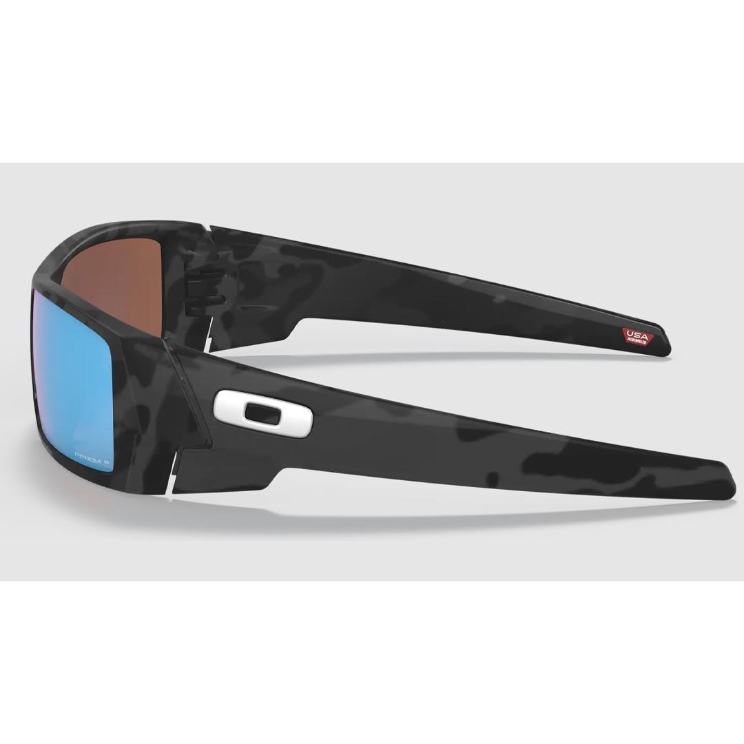 Oakley Gascan Matte Black Camo/Prizm Deep Water | Polarized Sunglasses